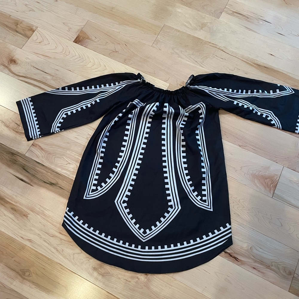 Beach coverup off the shoulder dress